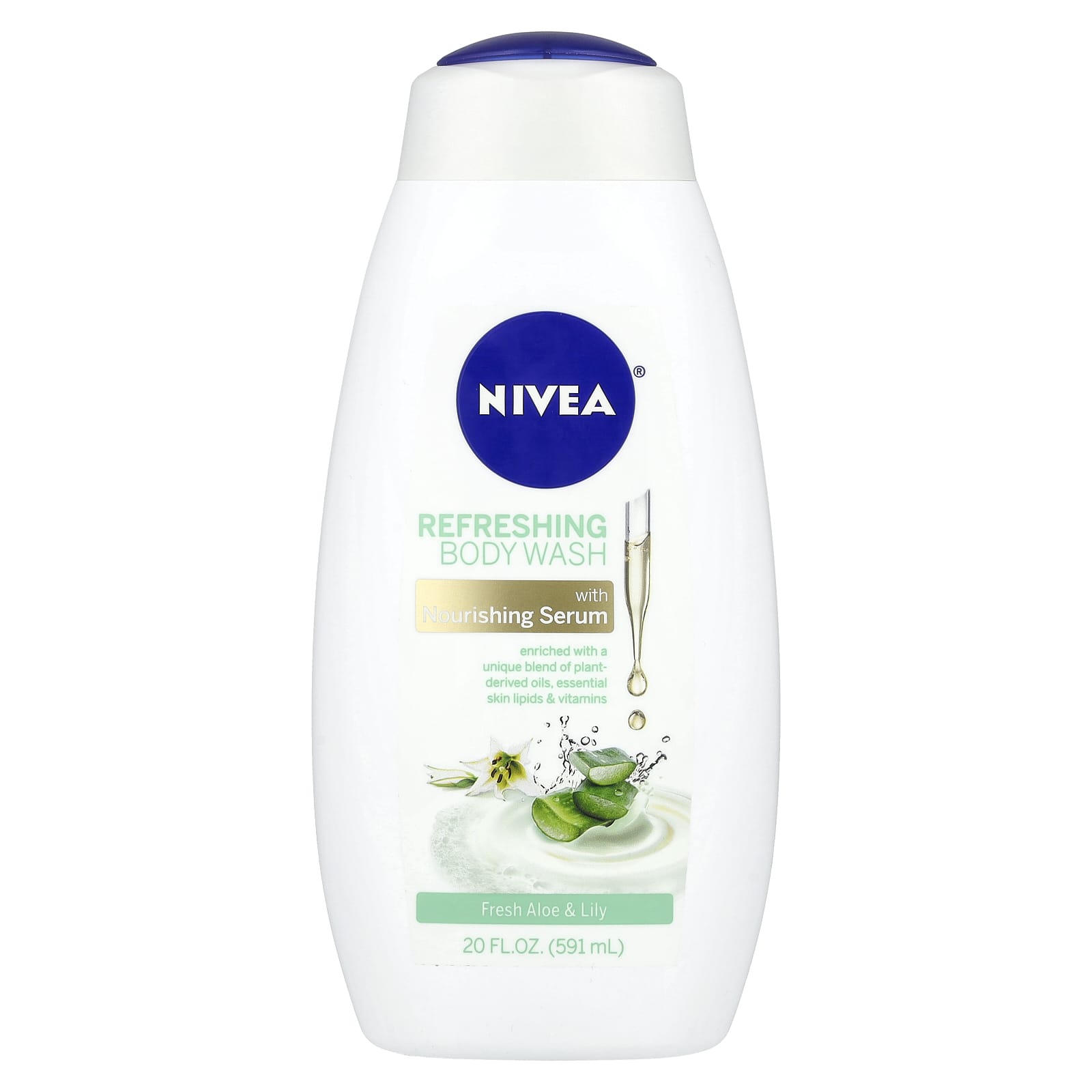 Гель для душа Nivea Refreshing Fresh Aloe & Lily, 591 мл