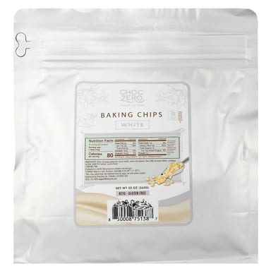 Чипсы ChocZero Baking, оттенок White, 560 г