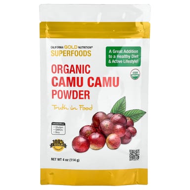 Порошок каму-каму California Gold Nutrition Superfoods Camu Powder, 114 г