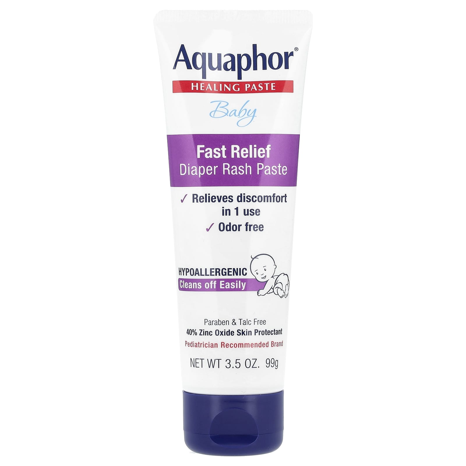 Детский паста от опрелостей Aquaphor Aquaphor Baby Fast Relief, 99 г — фото 3