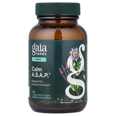 Калм A.S.A.P.® Gaia Herbs, 60 жидких фитокапсул