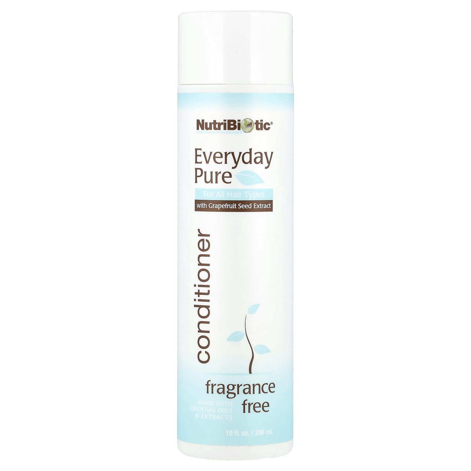 Кондиционер NutriBiotic Everyday Pure For All Hair Types, 296 мл