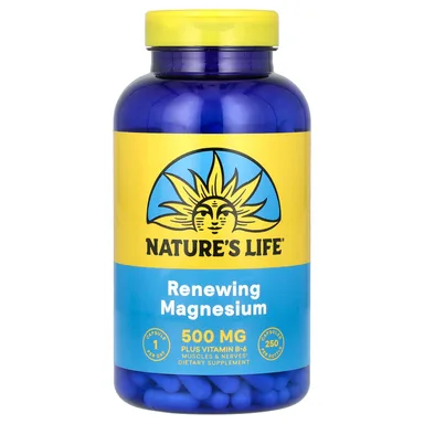 Фото товара: Магний Nature's Life Renewing, 250 капсул
