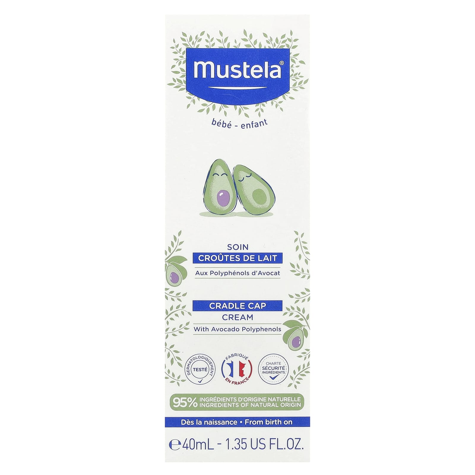Крем Mustela Cradle Cap, 40 мл