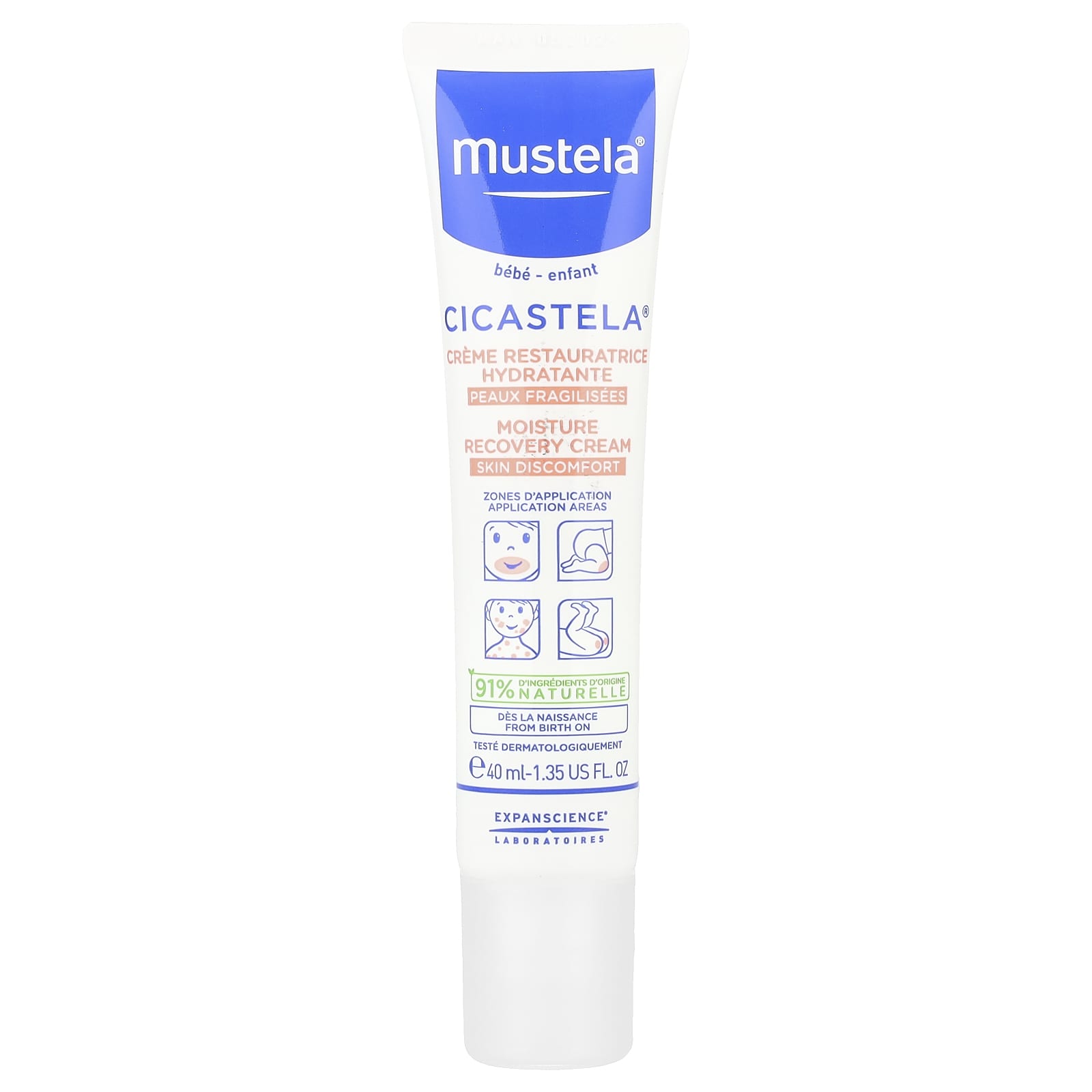 Крем Mustela Cicastela® Moisture Recovery, 40 мл