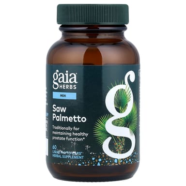 Пальметто Gaia Herbs Men, оттенок 60 Liquid Phyto-Caps®, жидкая форма