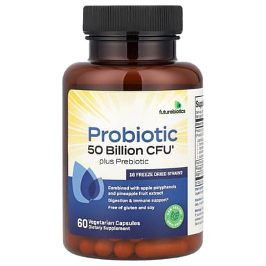 Пребиотик Futurebiotics Probiotic Plus, 60 растительных капсул