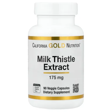 Фото товара: Расторопша California Gold Nutrition Extract, 175 мг, 90 растительных капсул