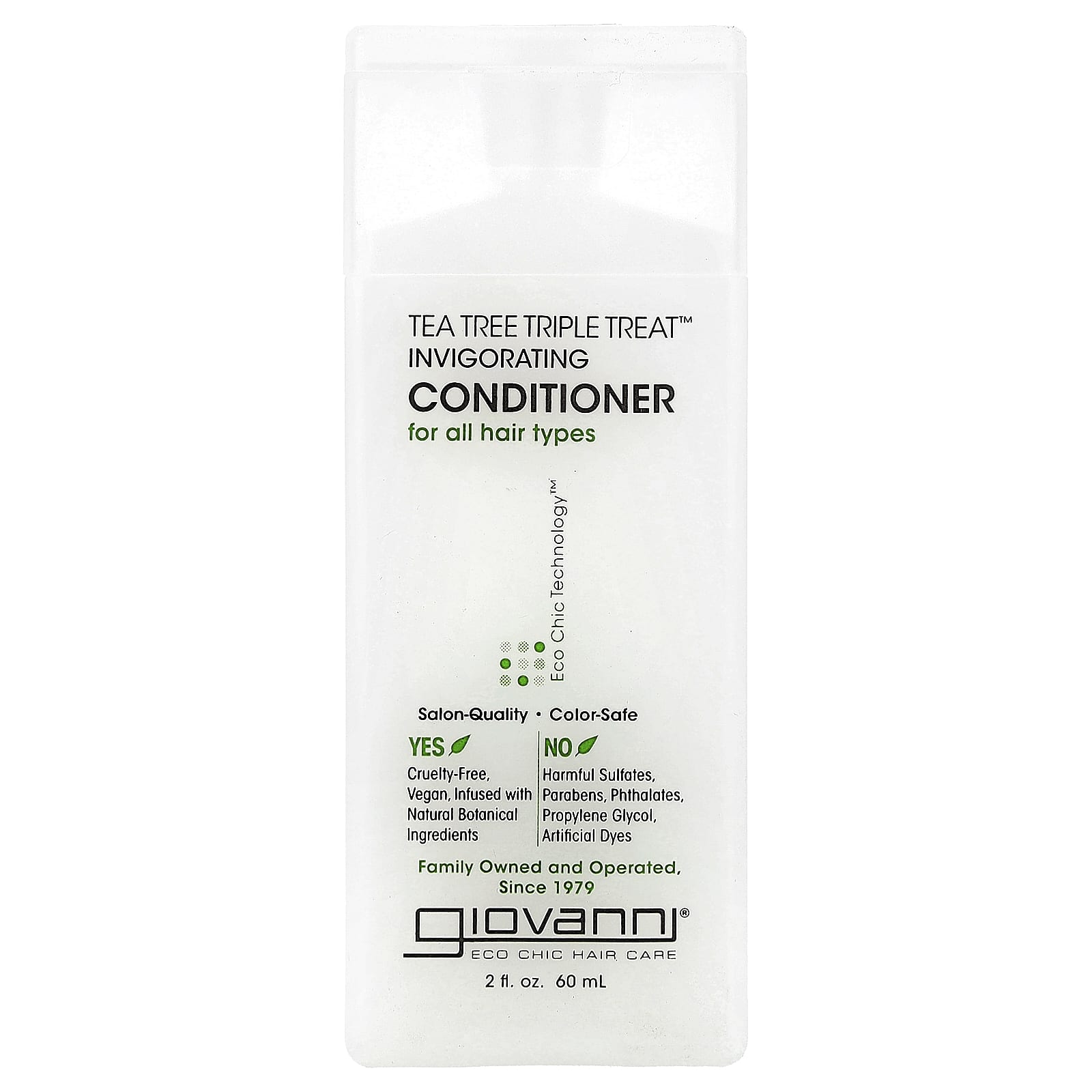 Кондиционер Giovanni Tea Tree Triple Treat™ Invigorating For All Hair Types, 60 мл