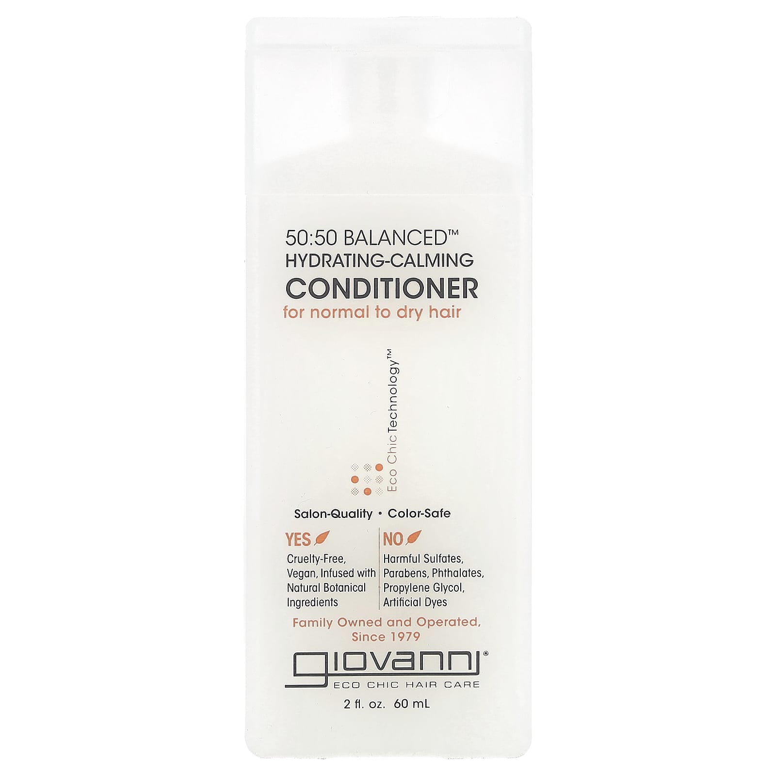 Кондиционер Giovanni 50:50 Balanced™ Hydrating-Calming, 60 мл