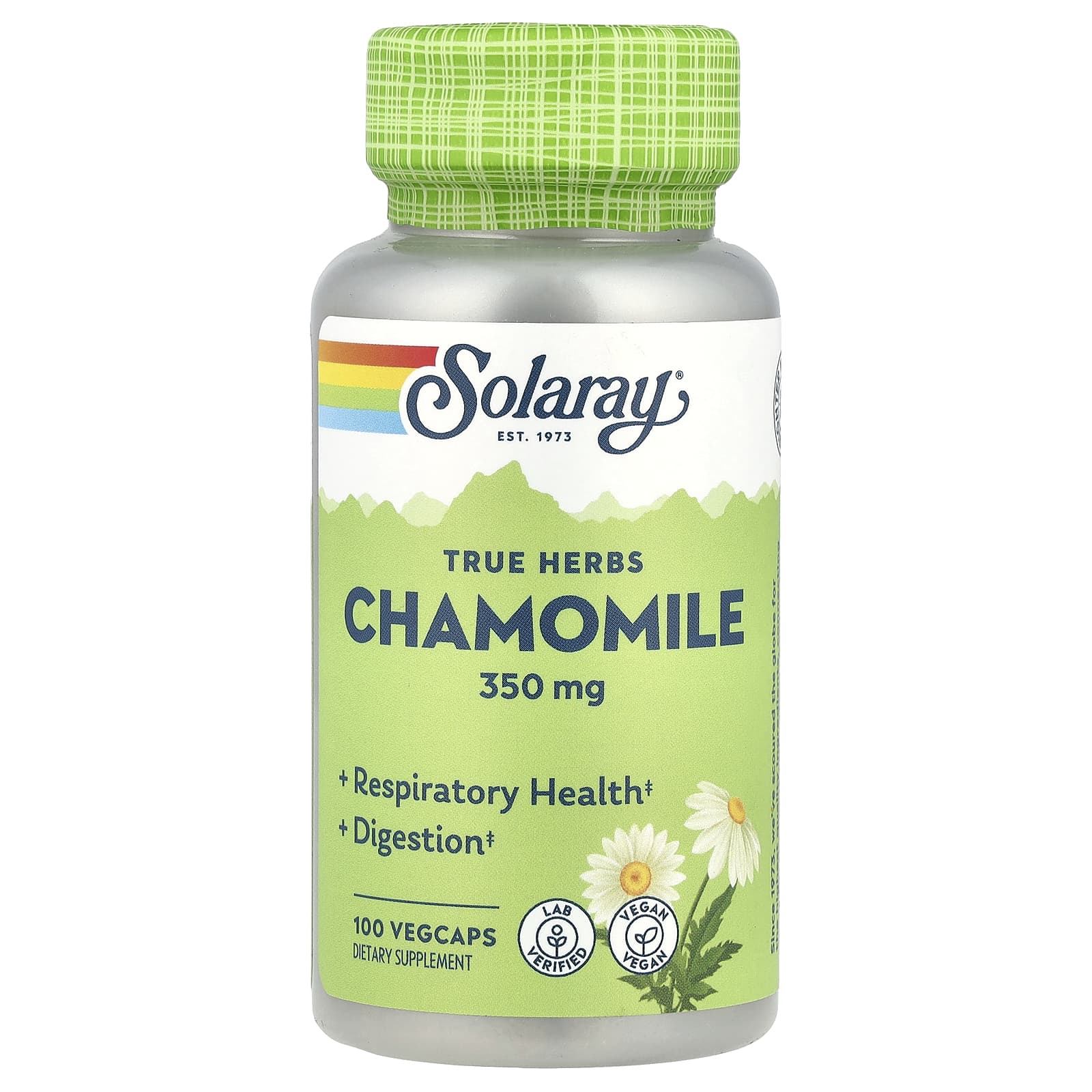 Ромашка True Herbs, 350 мг, 100 вегетарианских капсул