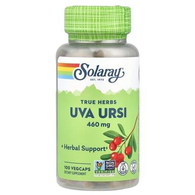 Толокнянка Solaray True Herbs, 460 мг, 100 растительных капсул