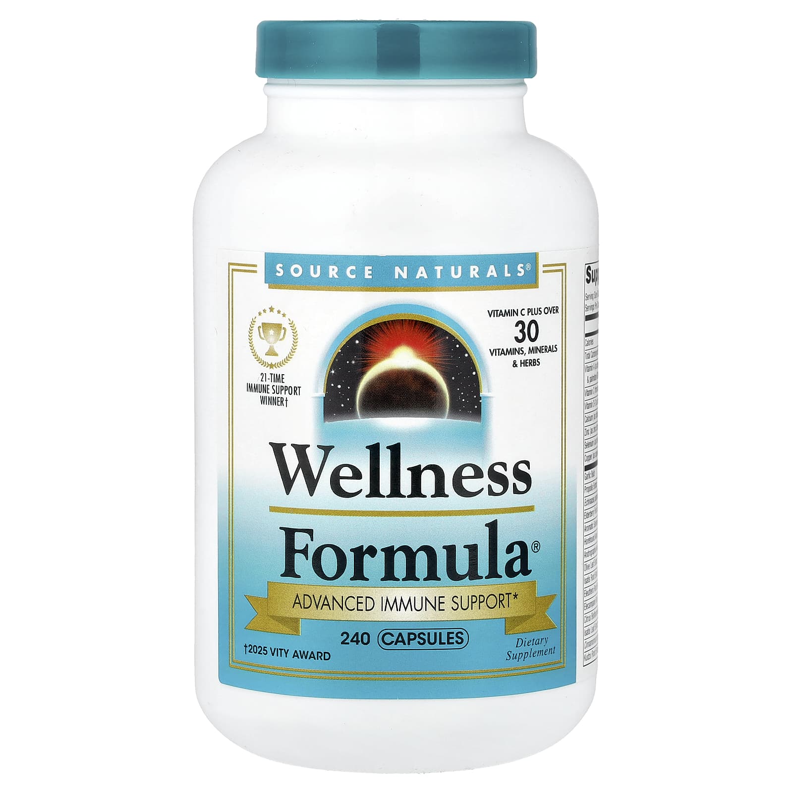 Комплекс Source Naturals Wellness® Advanced Immune Support, 240 капсул